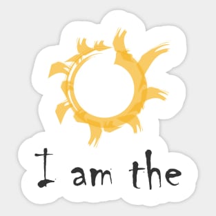 I Am The Sun Sticker